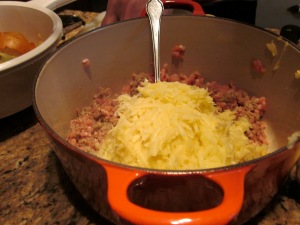 Meat and Potato in the pot