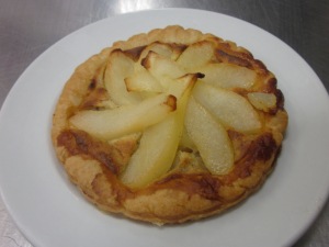A sneak peek of how the apple tart turned out!